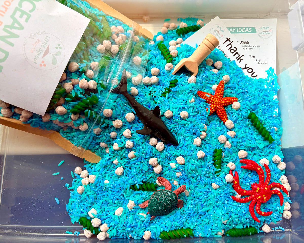 Ocean Dive | Ready-to-Pour Ocean Sensory Play Kit for Kids